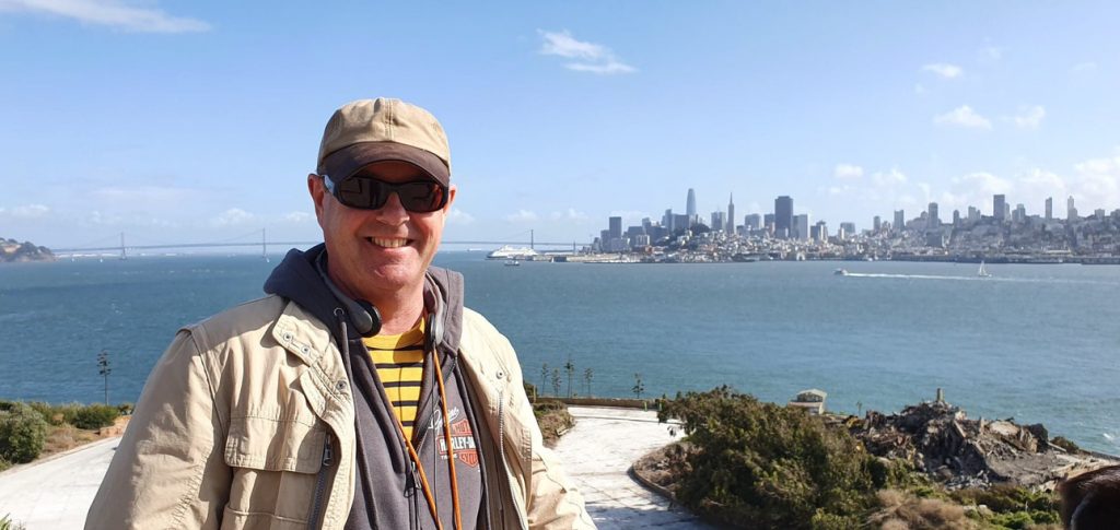 The view to San Francisco from Alcatraz Island
