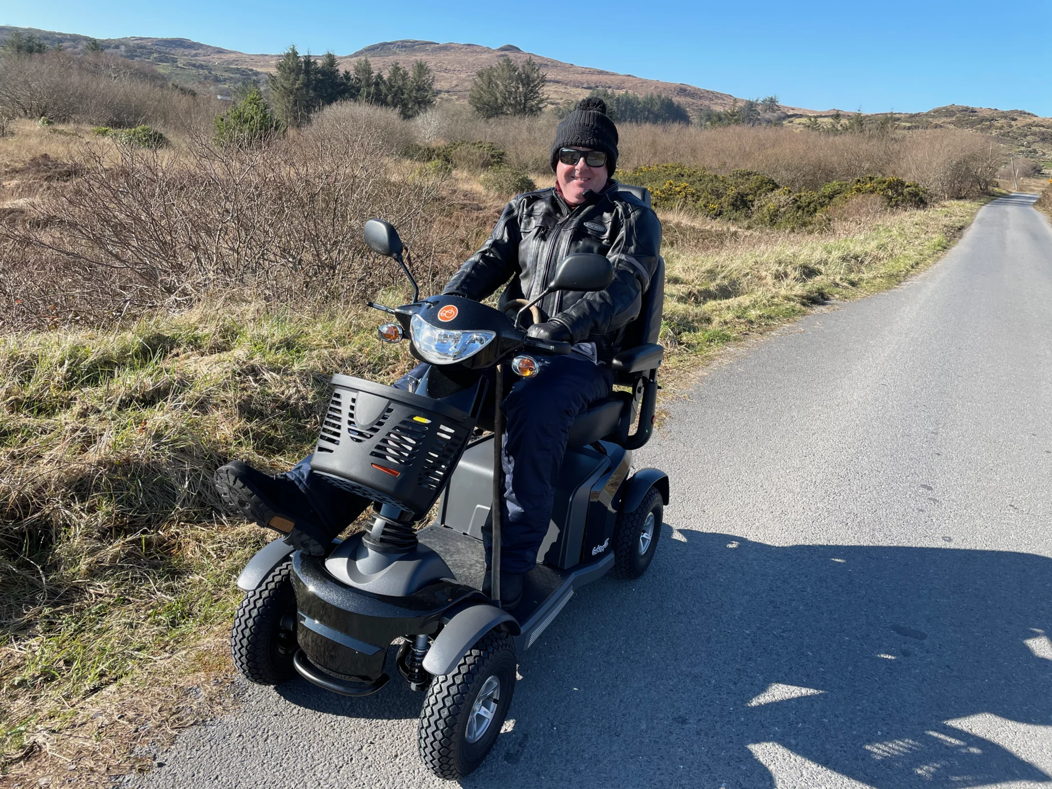 Me on my new scooter
